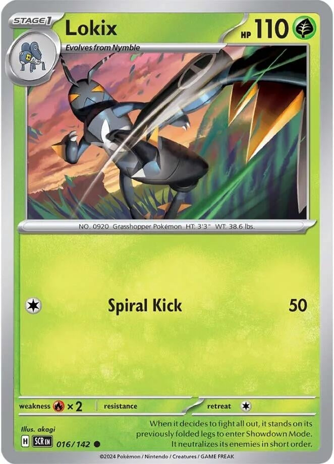 Image for Lokix (016/142) (SCR) - Pokemon