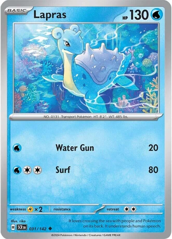 Image for Lapras (031/142) (SCR) - Pokemon