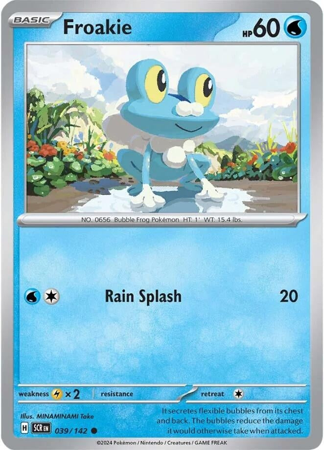 Image for Froakie (039/142) (SCR) - Pokemon