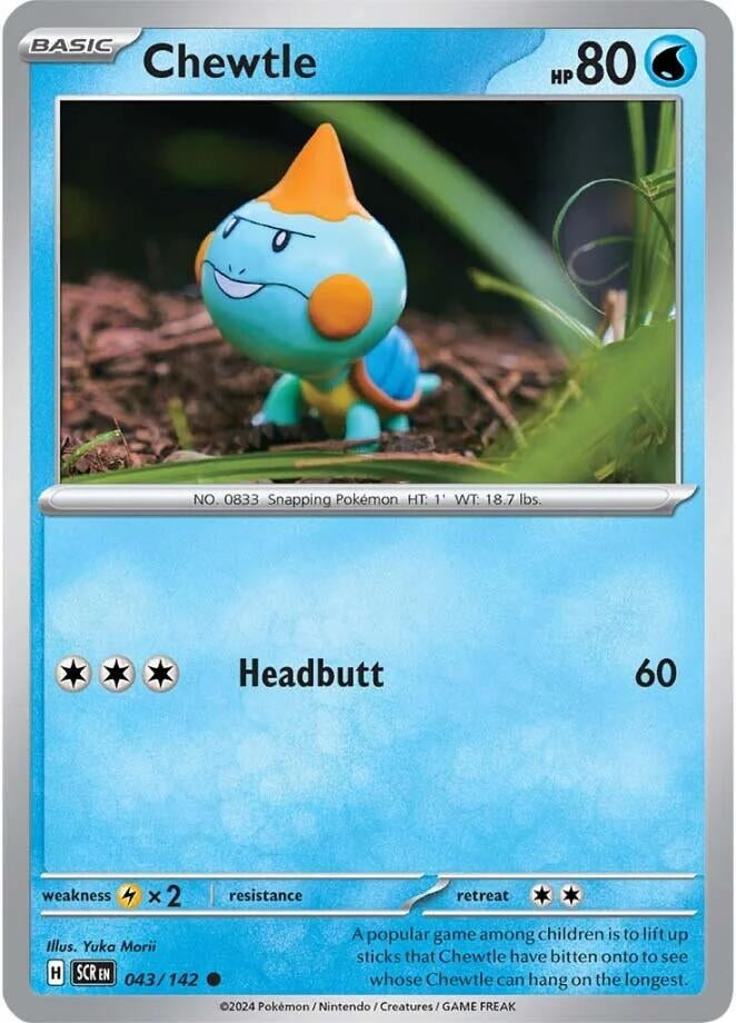 Image for Chewtle (043/142) (SCR) - Pokemon