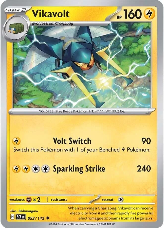 Image for Vikavolt (053/142) (SCR) - Pokemon