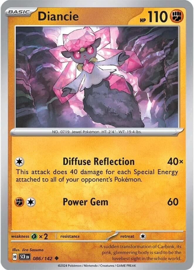 Image for Diancie (086/142) (SCR) - Pokemon
