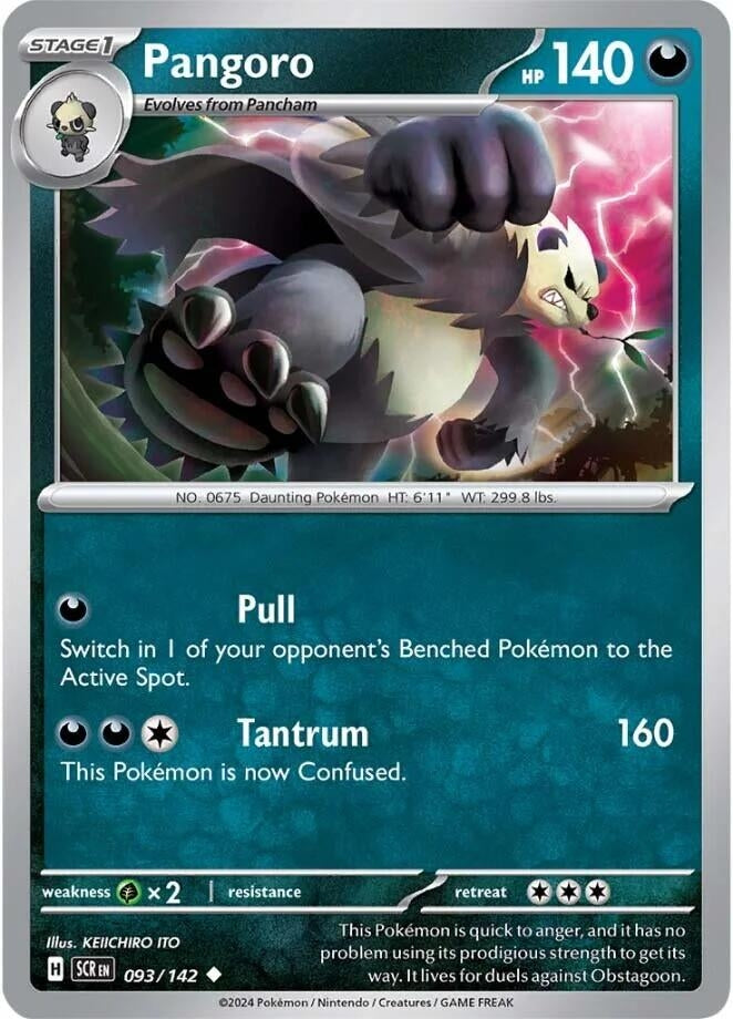 Image for Pangoro (093/142) (SCR) - Pokemon