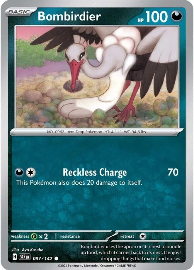 Image for Bombirdier (097/142) (SCR) - Pokemon