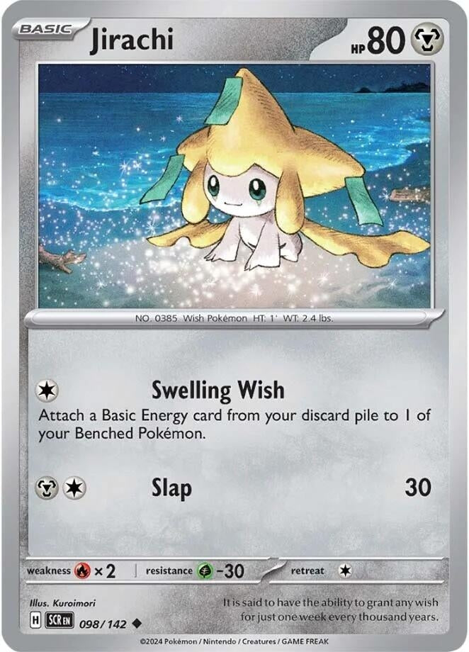 Image for Jirachi (098/142) (SCR) - Pokemon