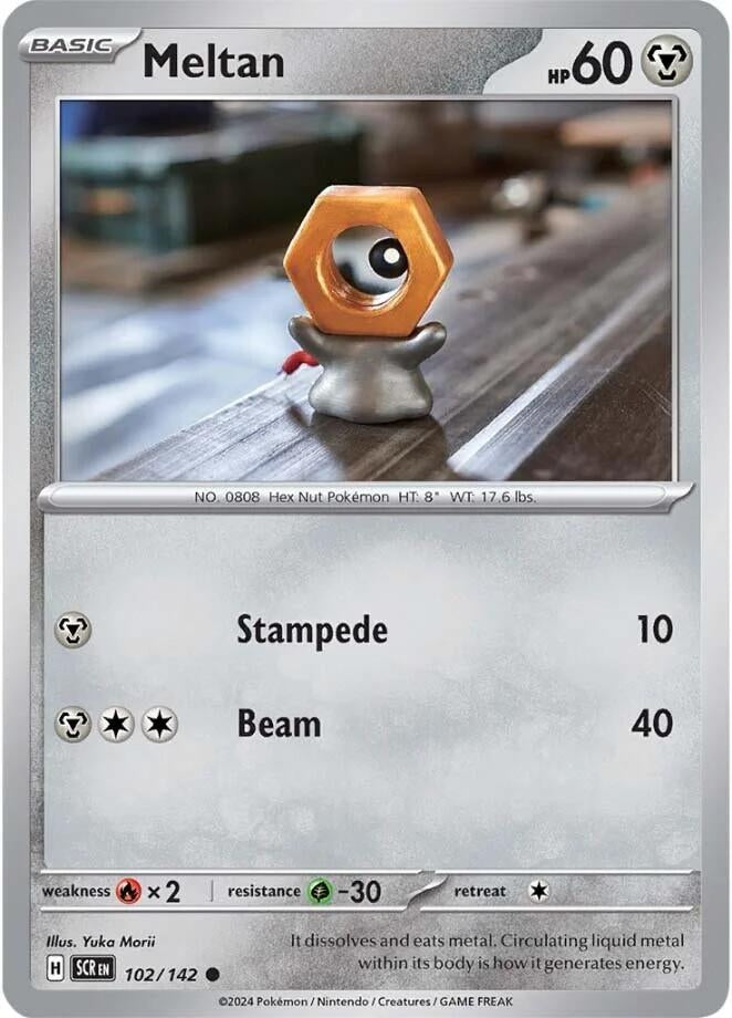 Image for Meltan (102/142) (SCR) - Pokemon