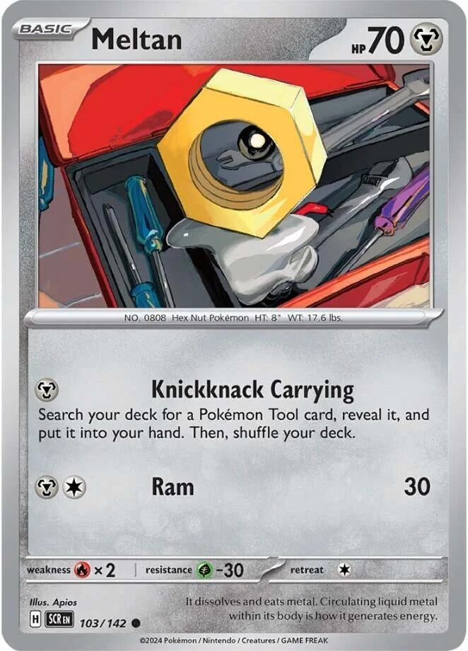 Image for Meltan (103/142) (SCR) - Pokemon