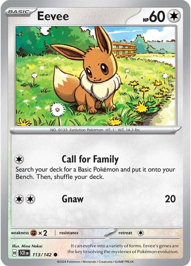 Image for Eevee (113/142) (SCR) - Pokemon