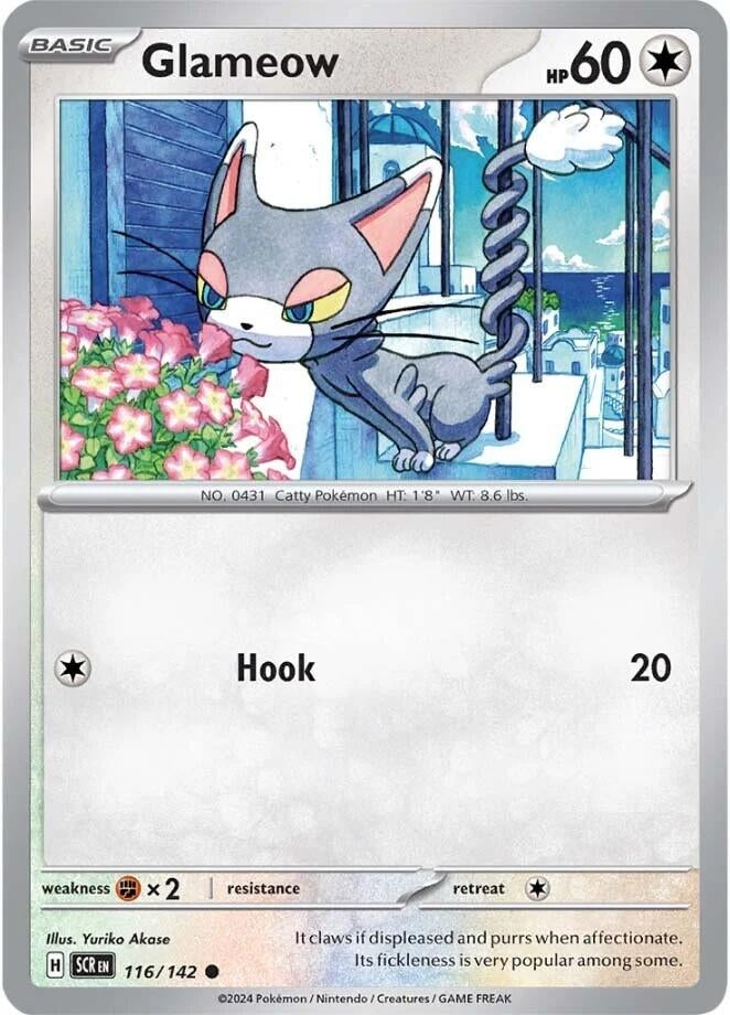 Image for Glameow (116/142) (SCR) - Pokemon