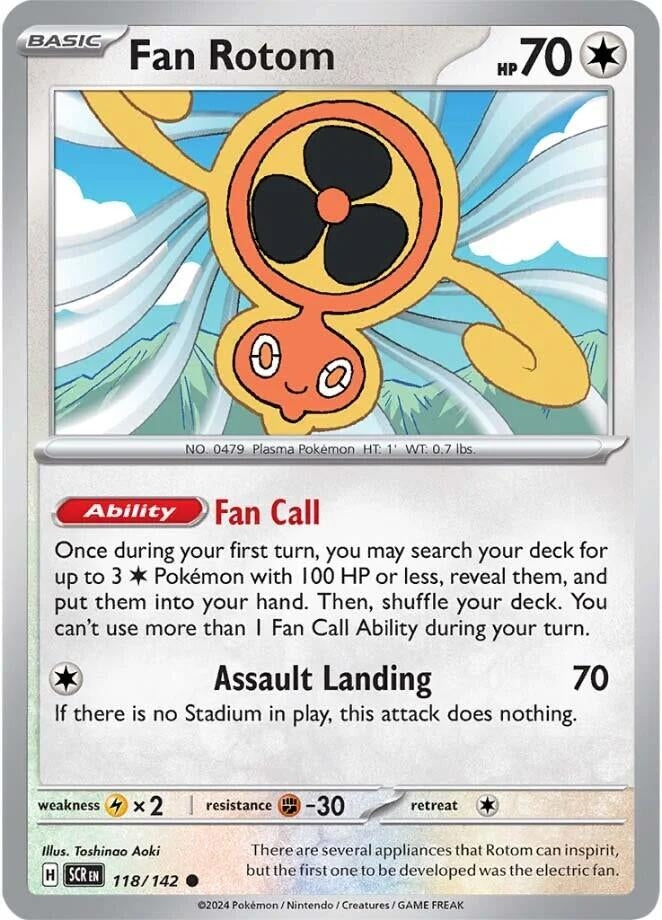 Image for Fan Rotom (118/142) (SCR) - Pokemon