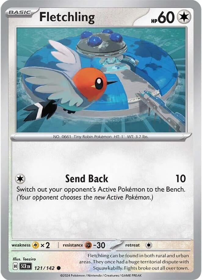 Image for Fletchling (121/142) (SCR) - Pokemon