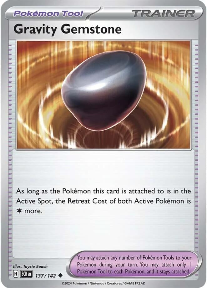 Image for Gravity Gemstone (137/142) (SCR) - Pokemon