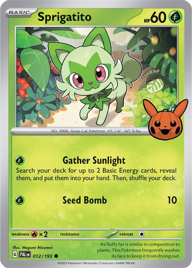Image for Sprigatito (012/193) (TTBB24) - Pokemon