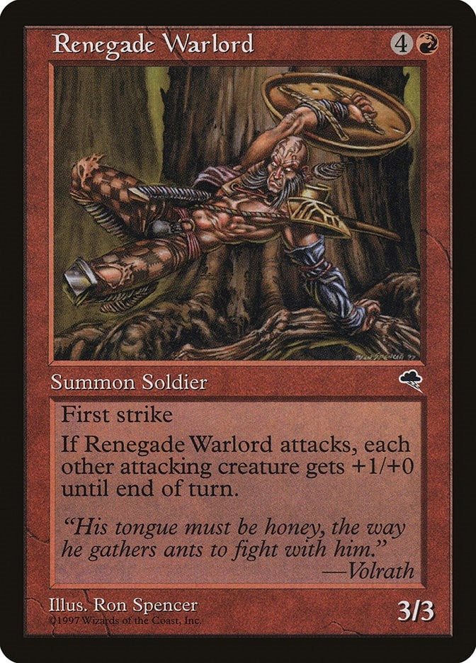 Image for Renegade Warlord (197) - Magic: The Gathering