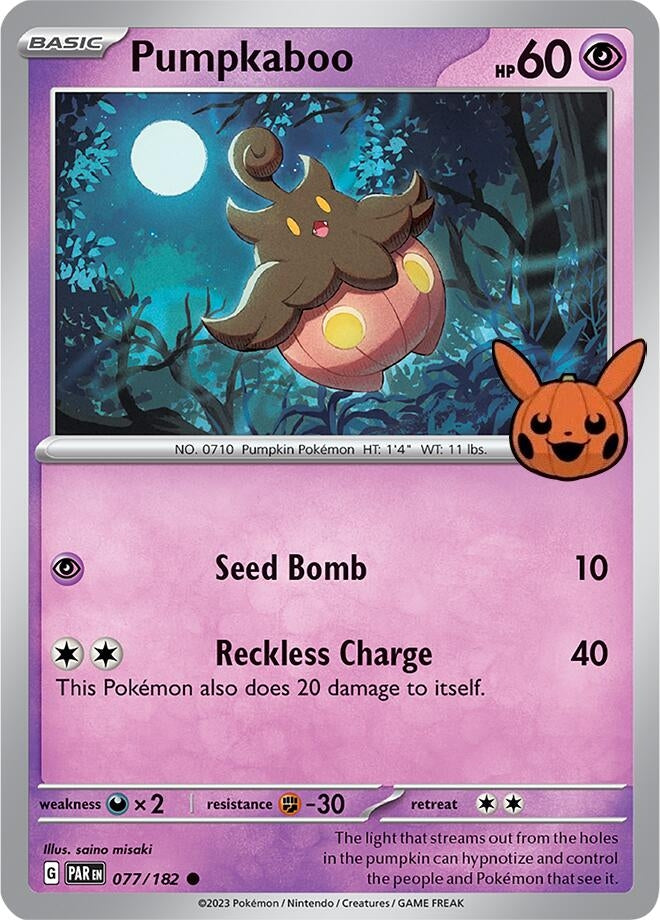Image for Pumpkaboo (077/182) (TTBB24) - Pokemon