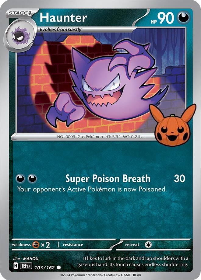 Image for Haunter (103/162) (TTBB24) - Pokemon