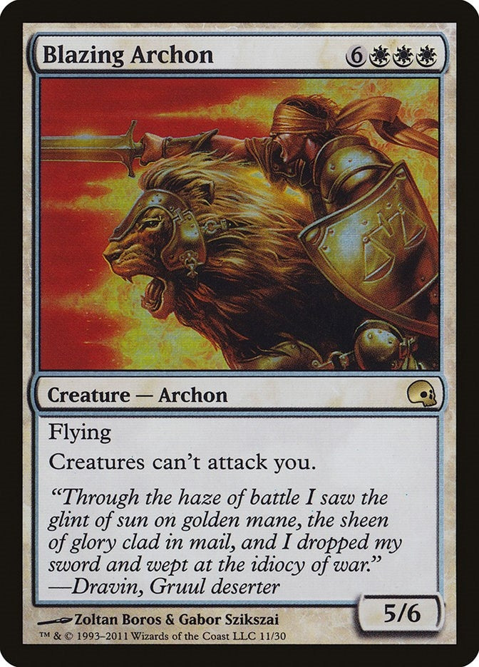 Image for Blazing Archon (11) - Magic: The Gathering