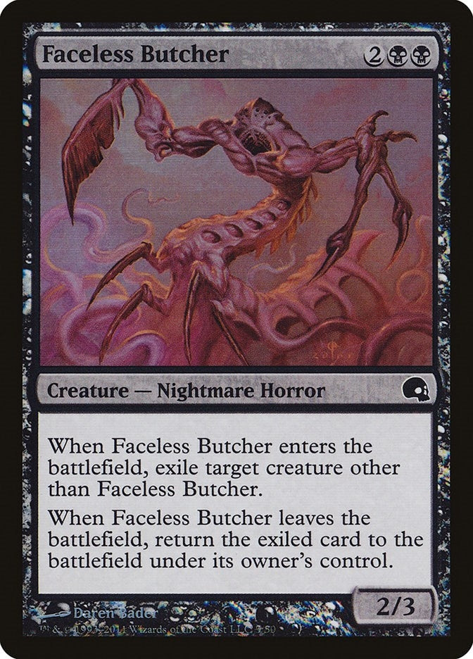 Image for Faceless Butcher (3) - Magic: The Gathering