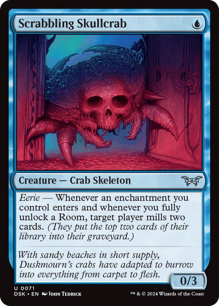 Image for Scrabbling Skullcrab (71) - Magic: The Gathering