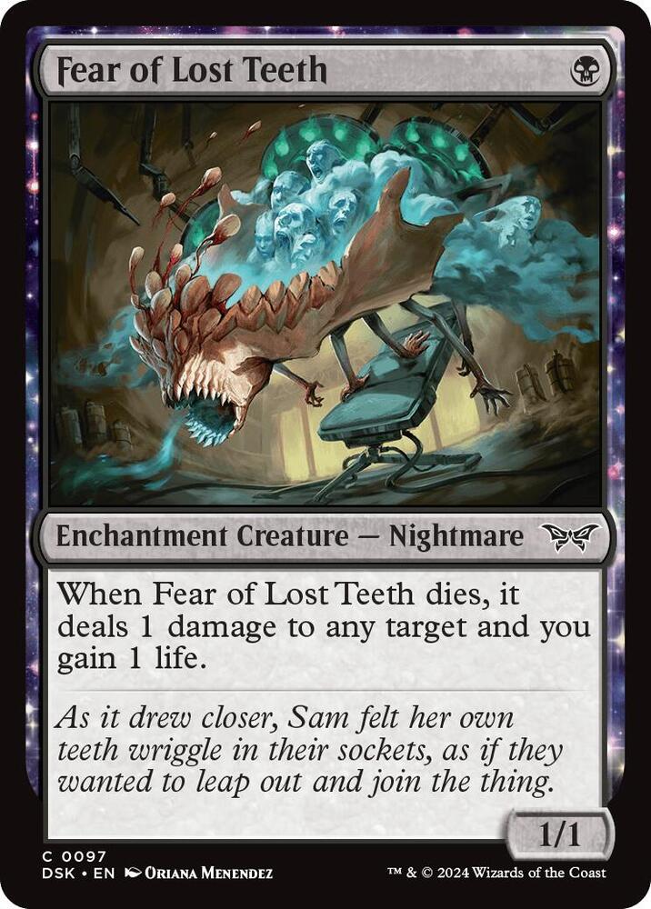 Image for Fear of Lost Teeth (97) - Magic: The Gathering