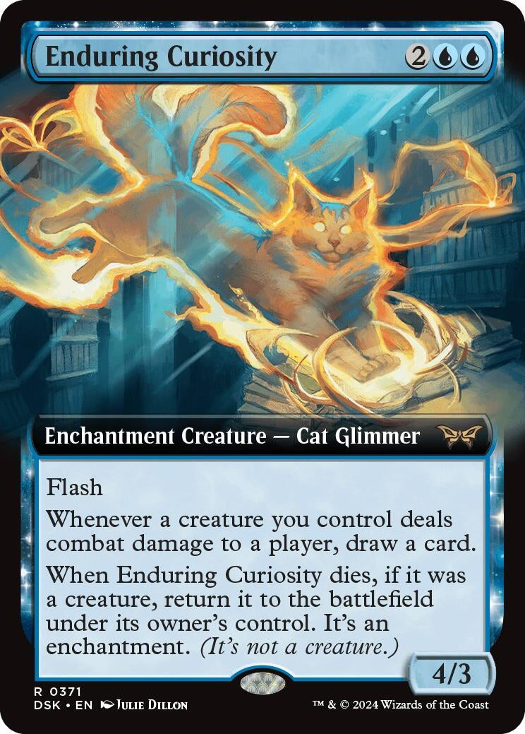 Image for Enduring Curiosity (Extended Art) (371) - Magic: The Gathering