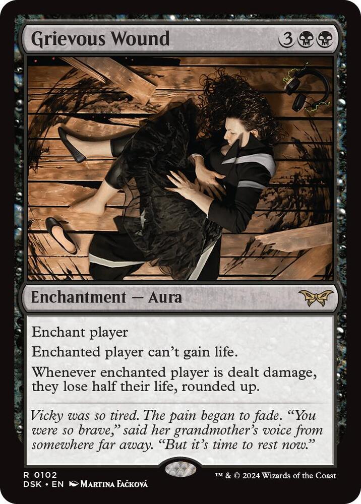 Image for Grievous Wound (102) - Magic: The Gathering