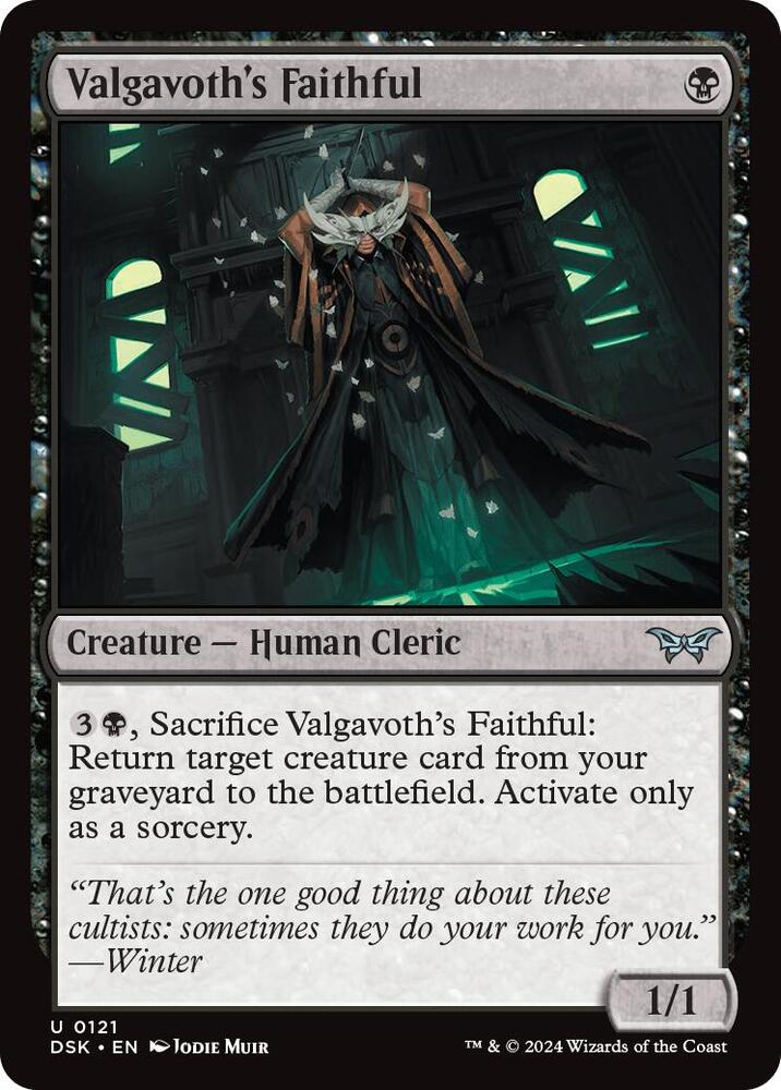 Image for Valgavoth's Faithful (121) - Magic: The Gathering
