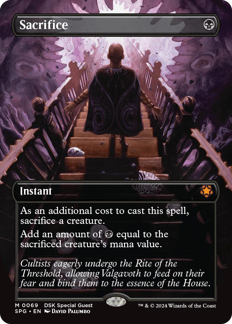 Image for Sacrifice (Borderless) (69) - Magic: The Gathering