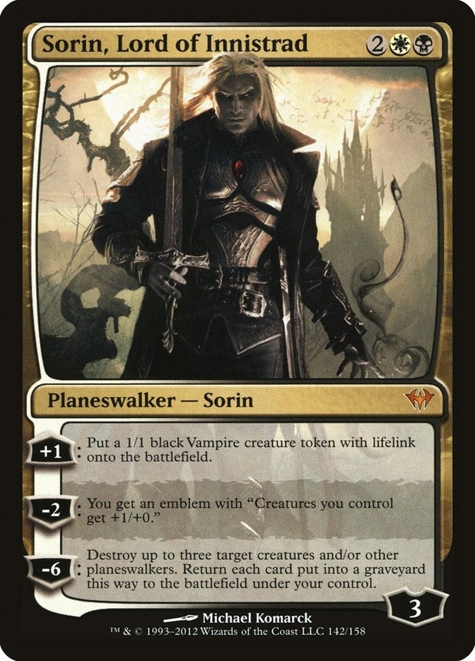 Image for Sorin, Lord of Innistrad (142) - Magic: The Gathering