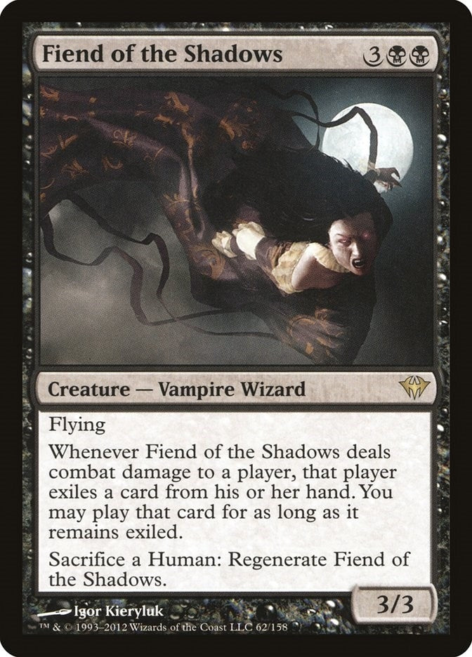 Image for Fiend of the Shadows (62) - Magic: The Gathering