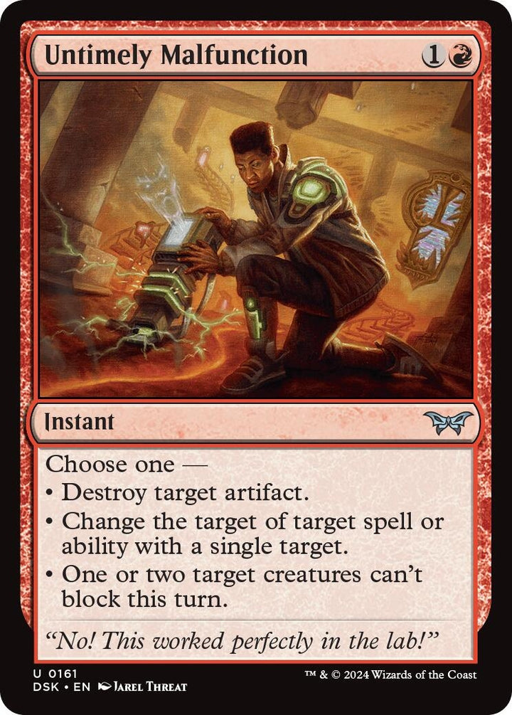 Image for Untimely Malfunction (161) - Magic: The Gathering