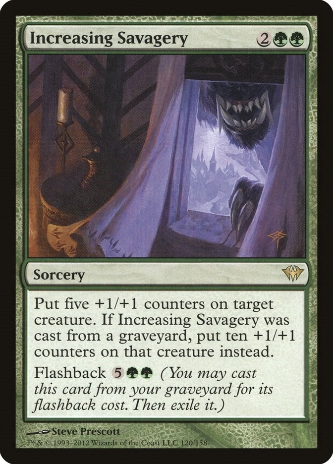 Image for Increasing Savagery (120) - Magic: The Gathering