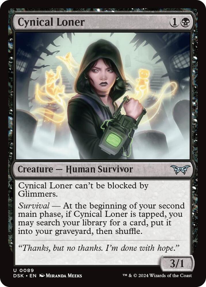 Image for Cynical Loner (89) - Magic: The Gathering