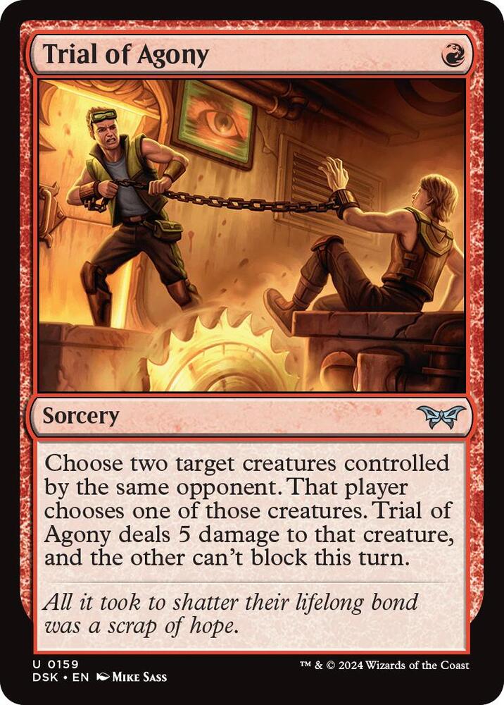 Image for Trial of Agony (159) - Magic: The Gathering