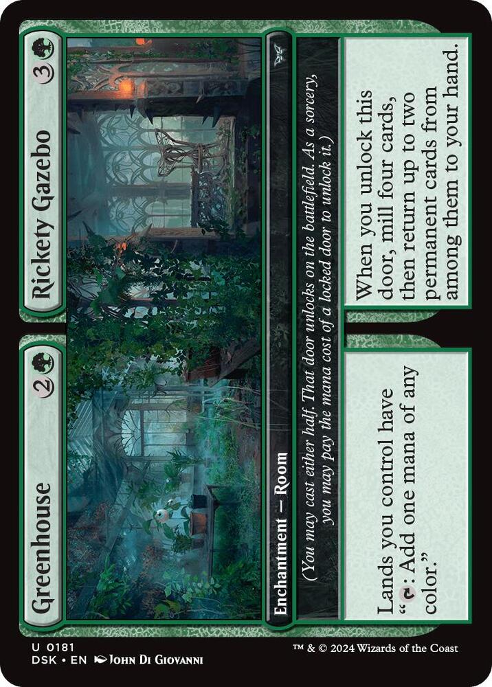 Image for Greenhouse // Rickety Gazebo (181) - Magic: The Gathering
