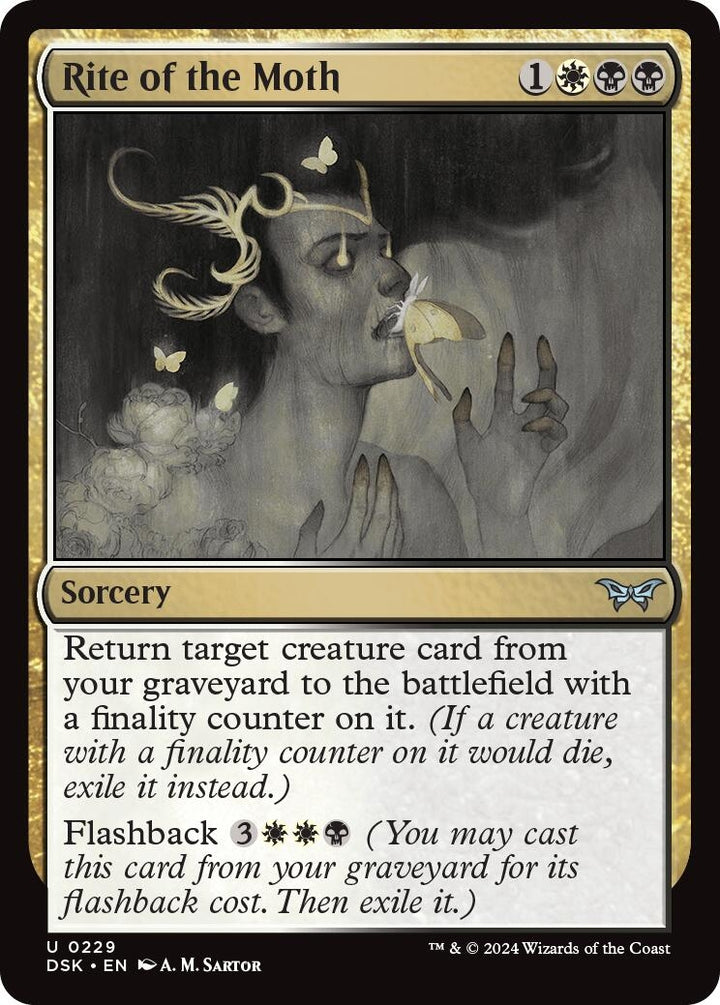 Image for Rite of the Moth (229) - Magic: The Gathering