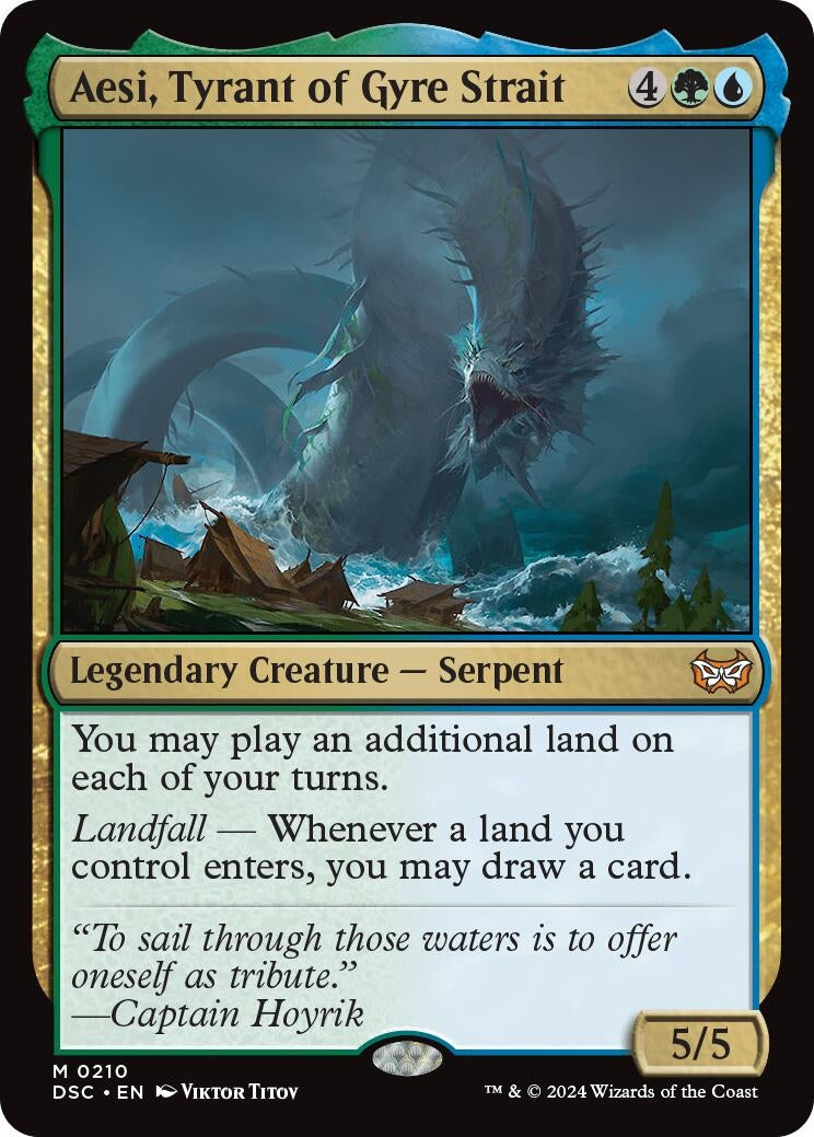 Image for Aesi, Tyrant of Gyre Strait (210) (DSC) - Magic: The Gathering