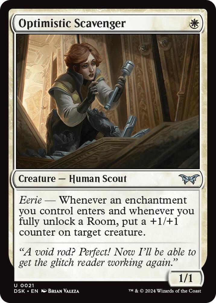 Image for Optimistic Scavenger (0021) (21) - Magic: The Gathering
