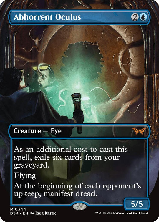 Image for Abhorrent Oculus (Borderless) (344) (DSK) - Magic: The Gathering