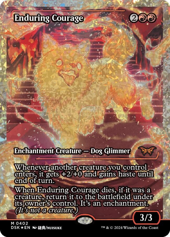 Image for Enduring Courage (Showcase) (Fracture Foil) (402) - Magic: The Gathering