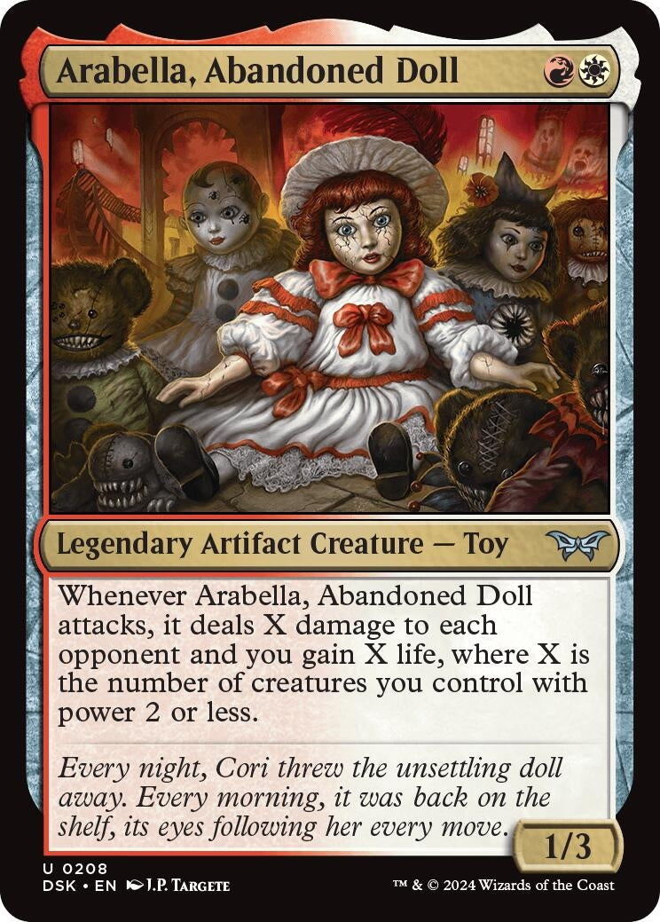 Image for Arabella, Abandoned Doll (208) (DSK) - Magic: The Gathering