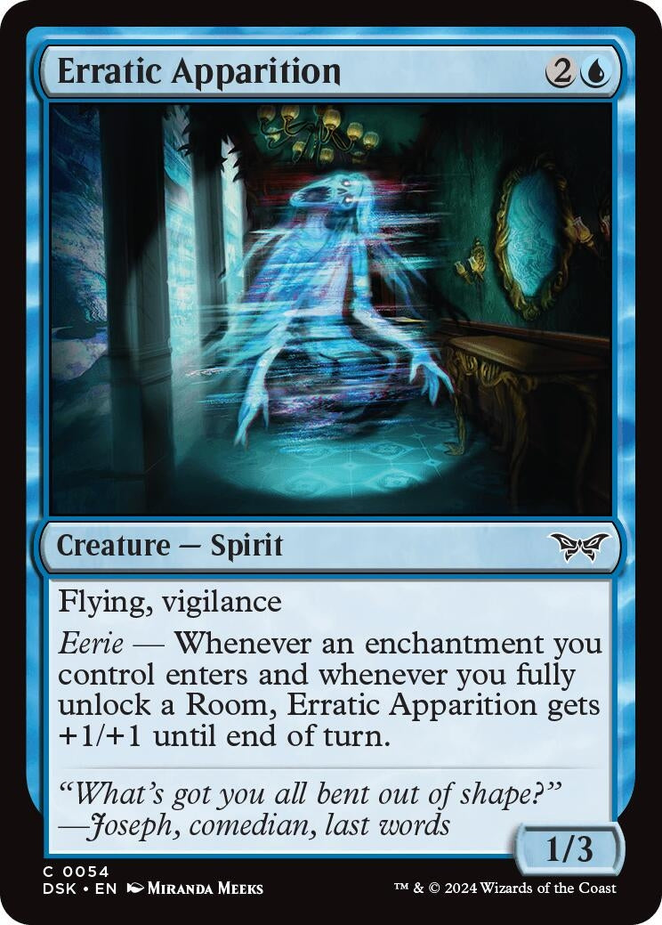 Image for Erratic Apparition (54) - Magic: The Gathering