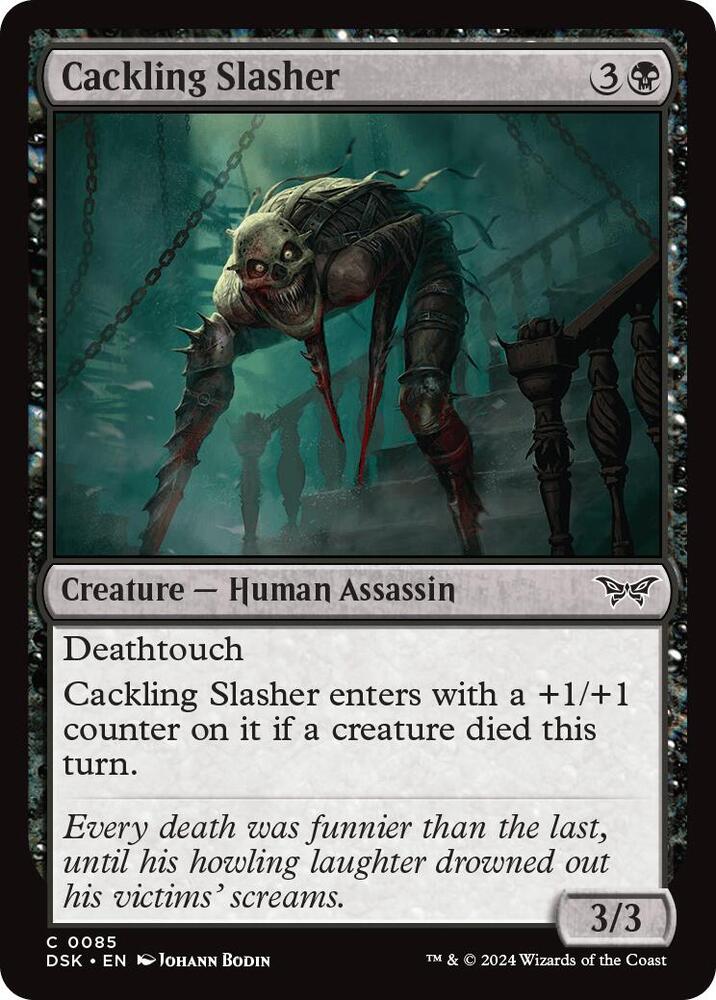 Image for Cackling Slasher (85) - Magic: The Gathering