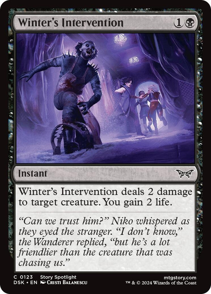 Image for Winter's Intervention (123) - Magic: The Gathering