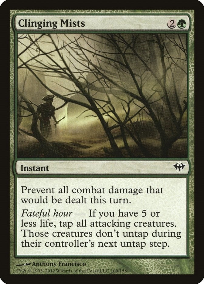 Image for Clinging Mists (109) - Magic: The Gathering