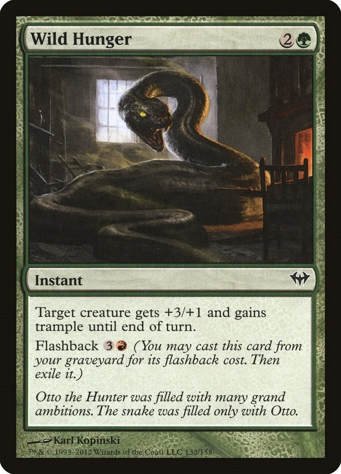 Image for Wild Hunger (132) (DKA) - Magic: The Gathering
