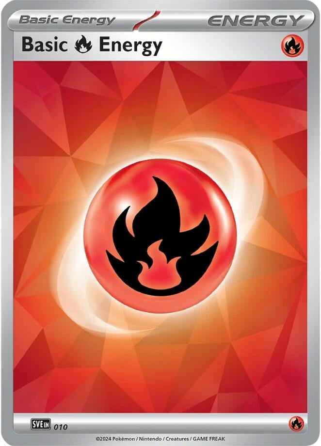 Image for Basic Fire Energy - 010 (010) (SVE) - Pokemon