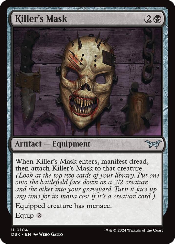 Image for Killer's Mask (104) - Magic: The Gathering