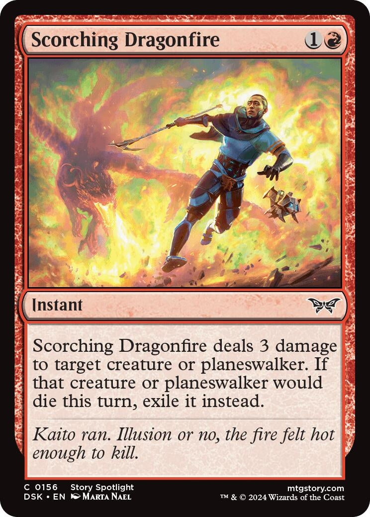 Image for Scorching Dragonfire (156) - Magic: The Gathering