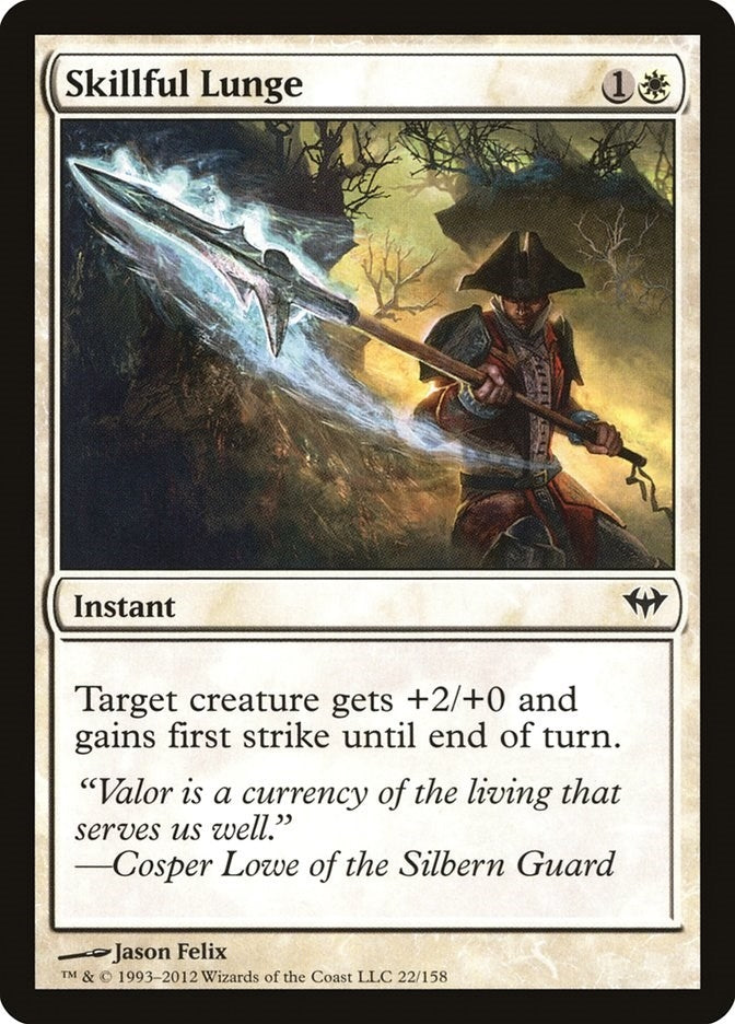 Image for Skillful Lunge (22) (DKA) - Magic: The Gathering